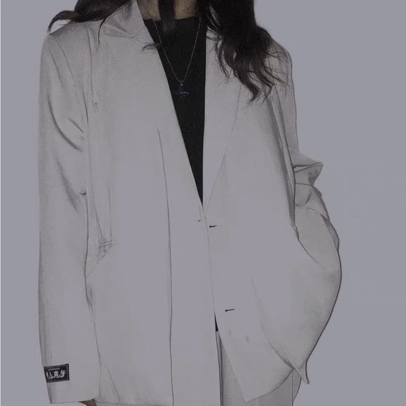 Grey blazer suit jacket - Picture 8 of 8